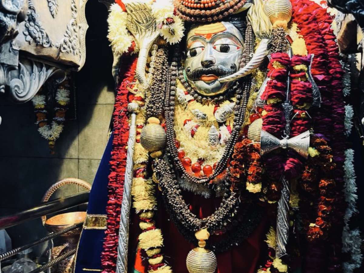 Kaal Bhairav Mandir sanctum, Varanasi