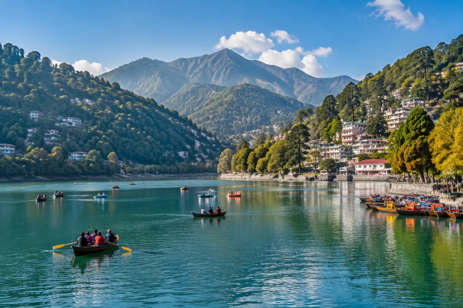 Nainital Lake amid the Kumaon hills